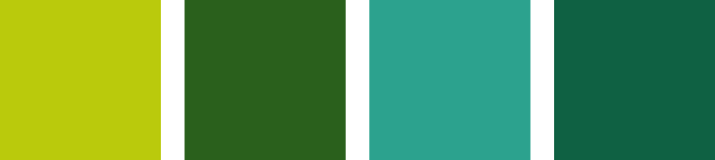 パーソナルカラー別グリーン　PC別の緑