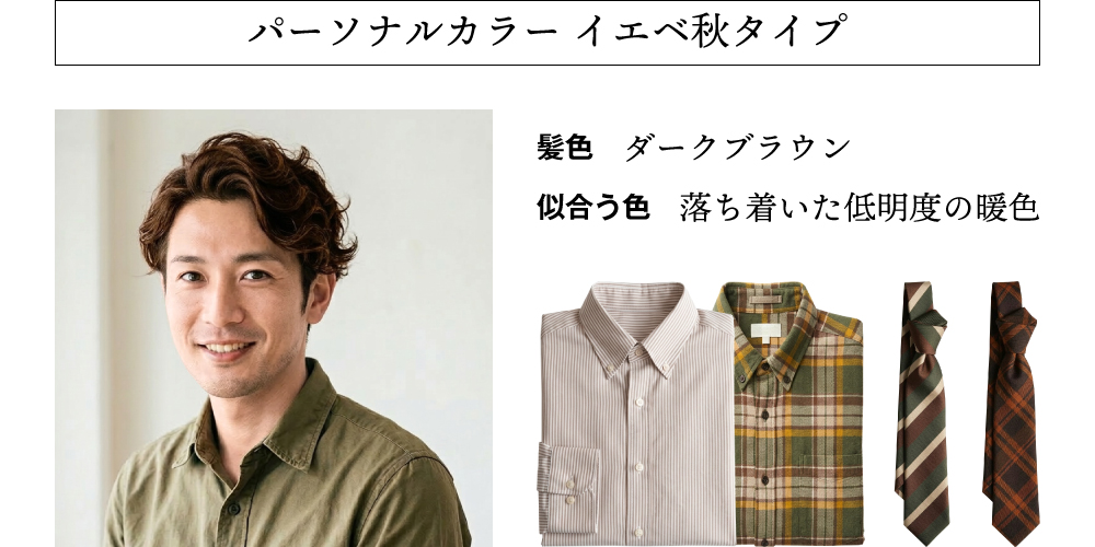 パーソナルカラー イエベ秋の特徴と似合う色
